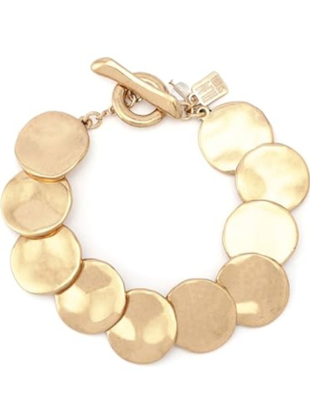 Heirloom Charm Bracelet Lightweight Toggle Clasp 7.5" Women's Jewelry Gift